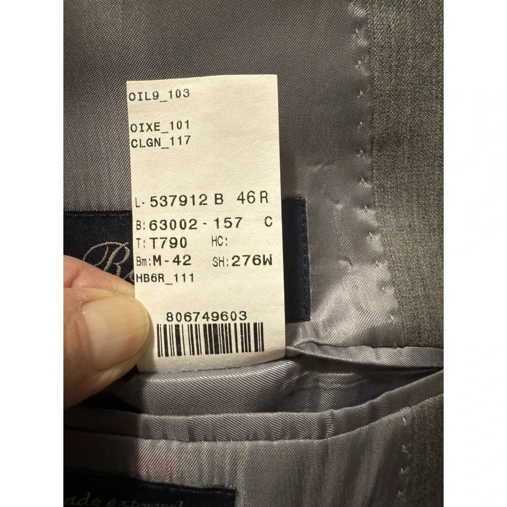 Ralph Ralph Lauren Dillard's Men Gray Sport Coat Jacket Wool‎ 46R Vintage? EUC